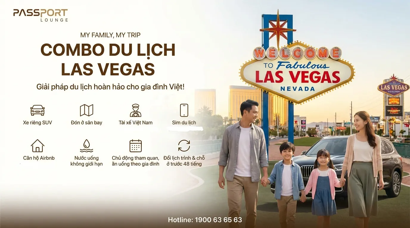 My Family, My Trip: Combo du lịch của PASSPORT LOUNGE
