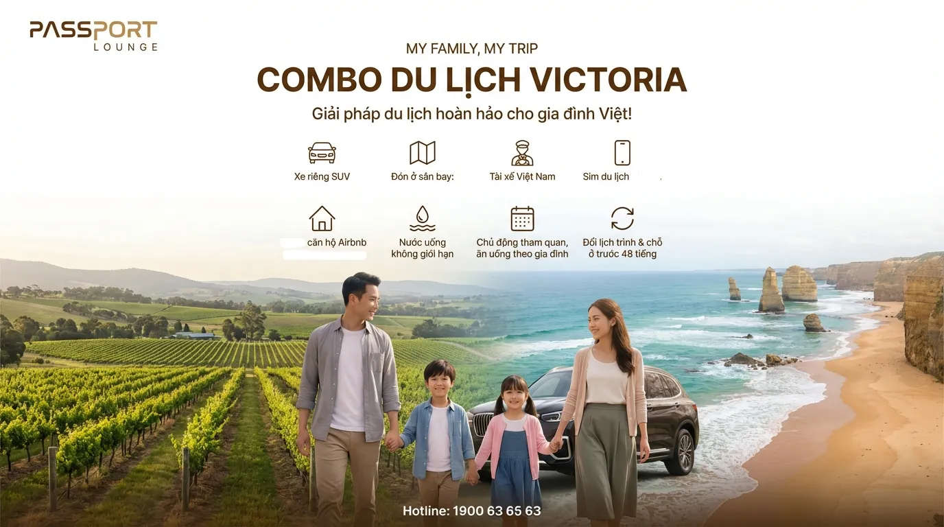 My Family, My Trip: Combo du lịch của PASSPORT LOUNGE