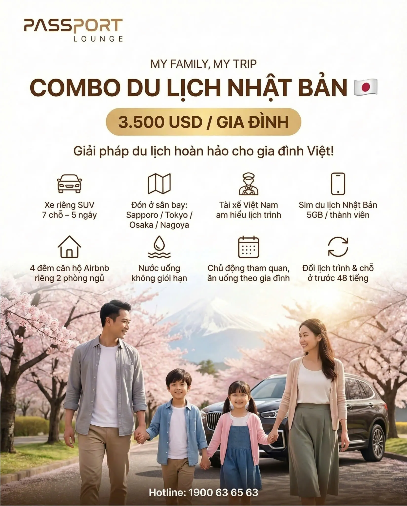 My Family, My Trip: Combo du lịch nhật bản của PASSPORT LOUNGE My Family, My Trip: Combo du lịch nhật bản của PASSPORT LOUNGE