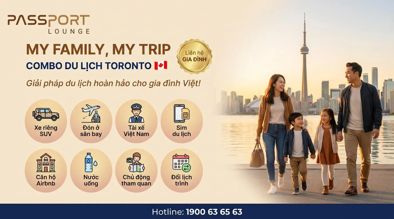 Combo My Family My Trip - Du lịch TORONTO Canada dành cho gia đình
